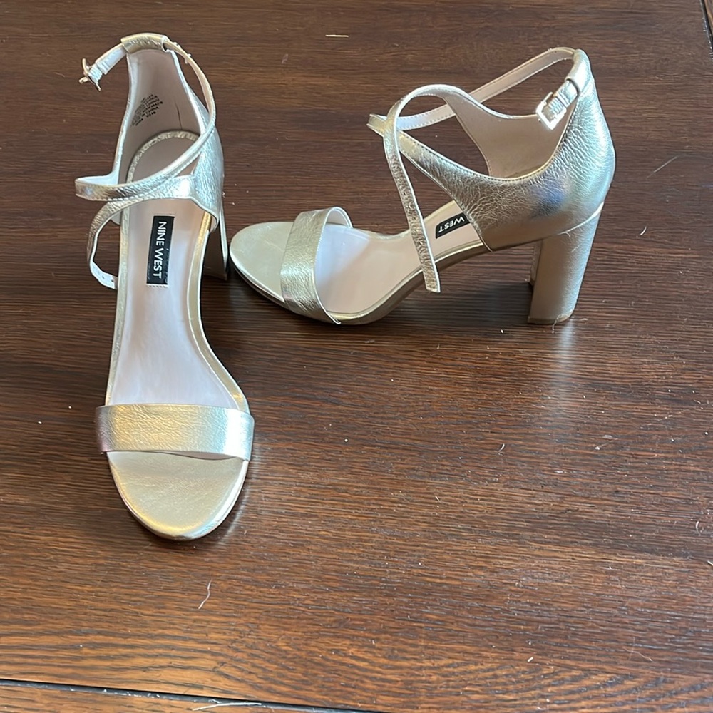 Nine West Gold heels